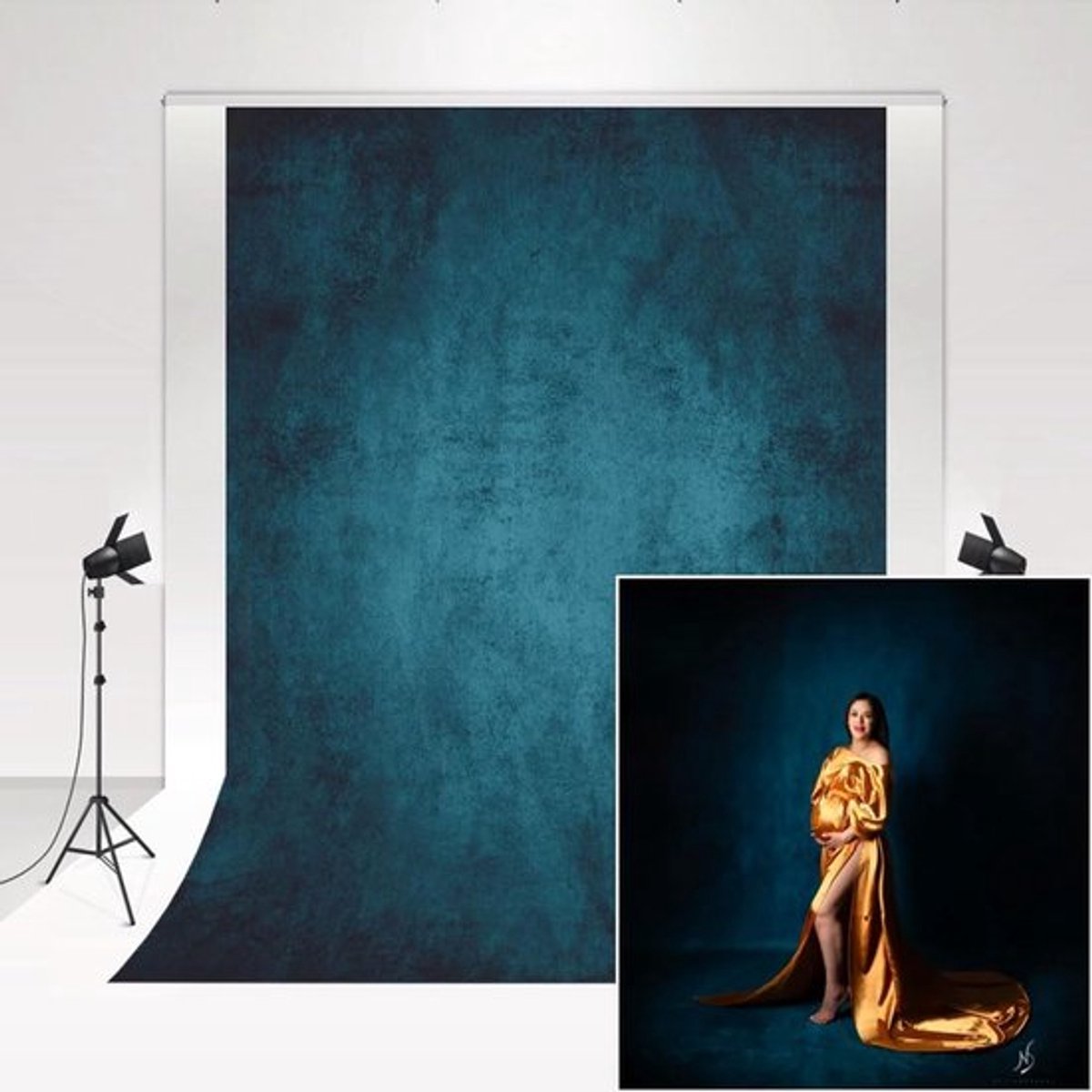 Fotografie Achtergrond 2 x 3 m - Abstracte Textuur - Microvezel - Decoratieve Banner - Portret Achtergrond - Huidvriendelijk Materiaal - Achtergronddoek