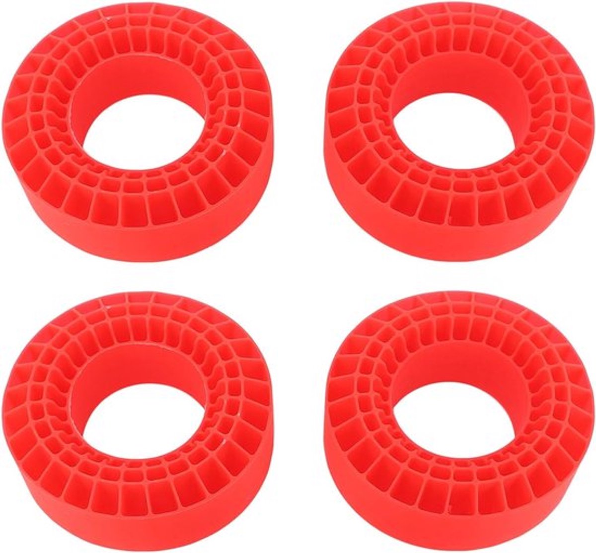4 Stuks Silicone Rubber Bandeninserts voor 1.9 Inch Wielen, Waterdichte Binnenvulling voor Crawler Accessoires, Ideaal voor Offroad en Hobbygebruik