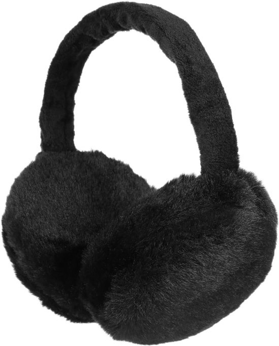 Zachte en warme oorkappen voor buitengebruik in de winter - Perfecte hoofdband voor dames en meisjes (Zwart)