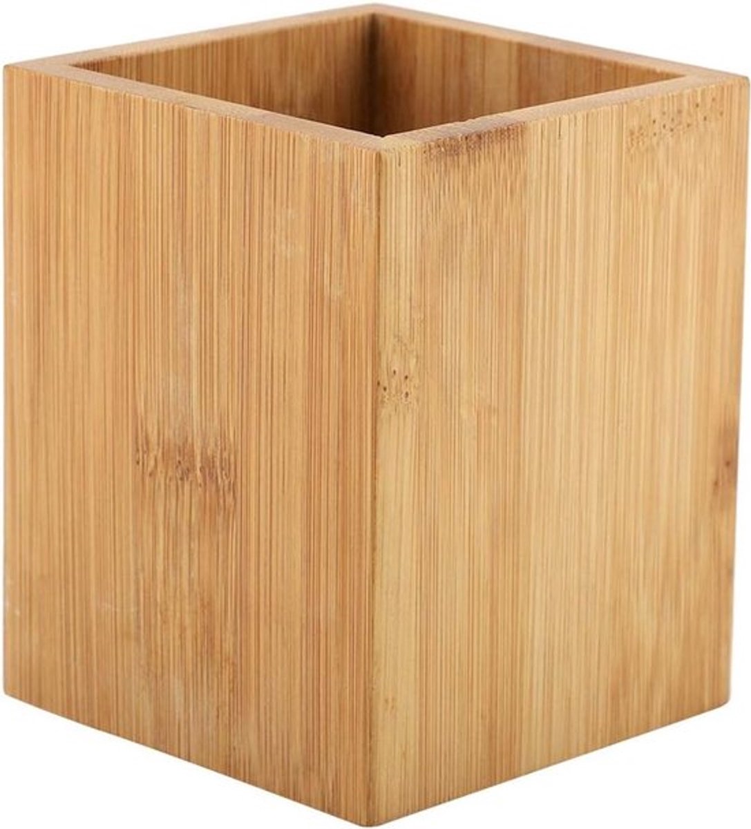 Houten Penhouder van Bamboe - Multifunctionele Bureau Organizer voor Pennen en Potloden, Eenvoudig en Stijlvol Design
