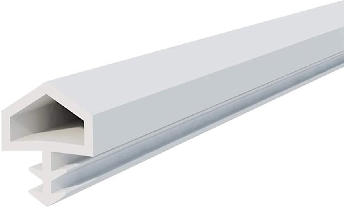 Duurzame Deurafdichting voor Kamers, Rubber Afdichting voor Deuren en Ramen, 5m TPE Rubber, 12mm Vouwbreedte, 4mm Groefbreedte, 6mm Groefdiepte, Geluidsisolatie en Energie-efficiëntie