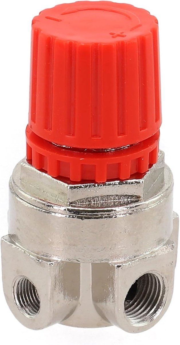 SnelShoppen - Piston Compressor Ventiel, Uitlaatdrukregelventiel, Hoge Nauwkeurigheid 3 Gaten Controleventiel, Luchtcompressor Accessoires, Compact en