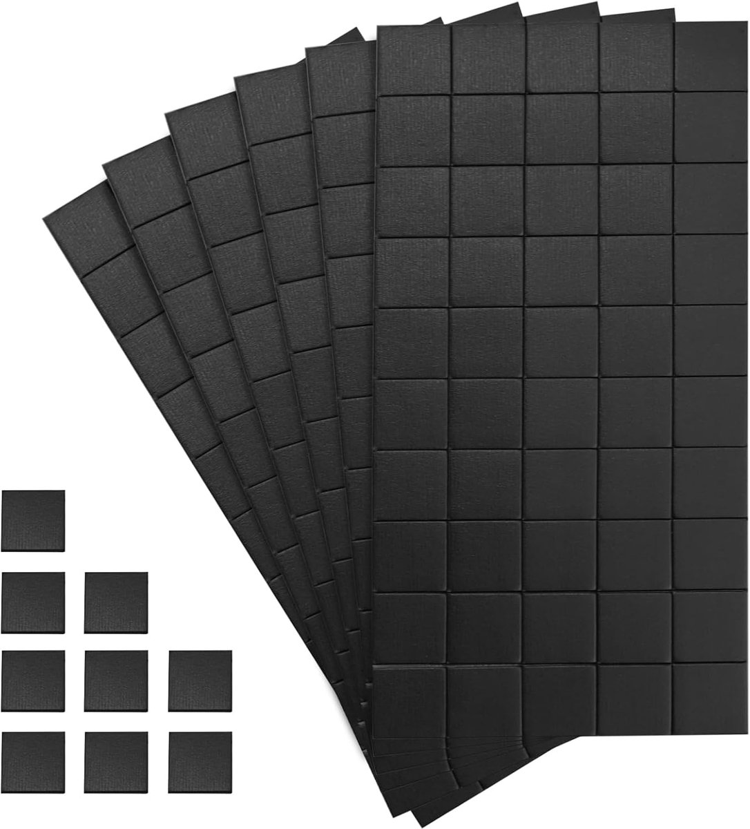 Pack of 300 Magnetic Plates Self-Adhesive 10 x 10 mm Flat Magnets for Whiteboard, Pin Board and Refrigerator - ShopVlot