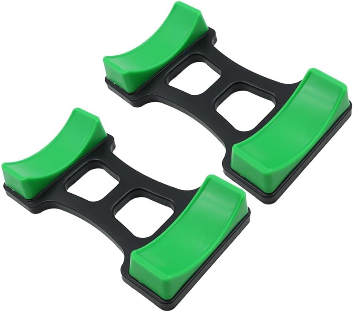 SnelShoppen - 2 Stuks Dumbbells Vloerbescherming Fitness Dumbbell Opslag Thuis Sporten - Shockproof ABS Kunststof - Stijlvol en Functioneel
