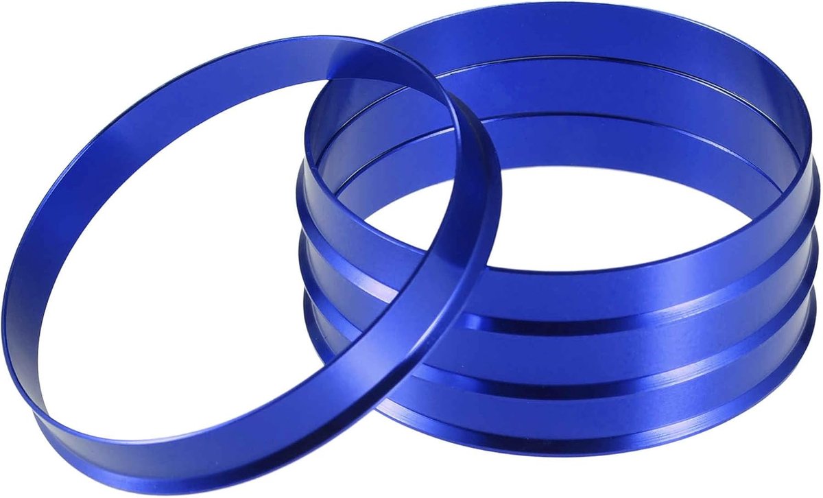 A ABSOPRO Wheel Hub Centering Rings OD 65mm on ID 63.5mm Wheel Hub Centering Rings Wheel Saddle Center Spacer Spacer - ShopVlot