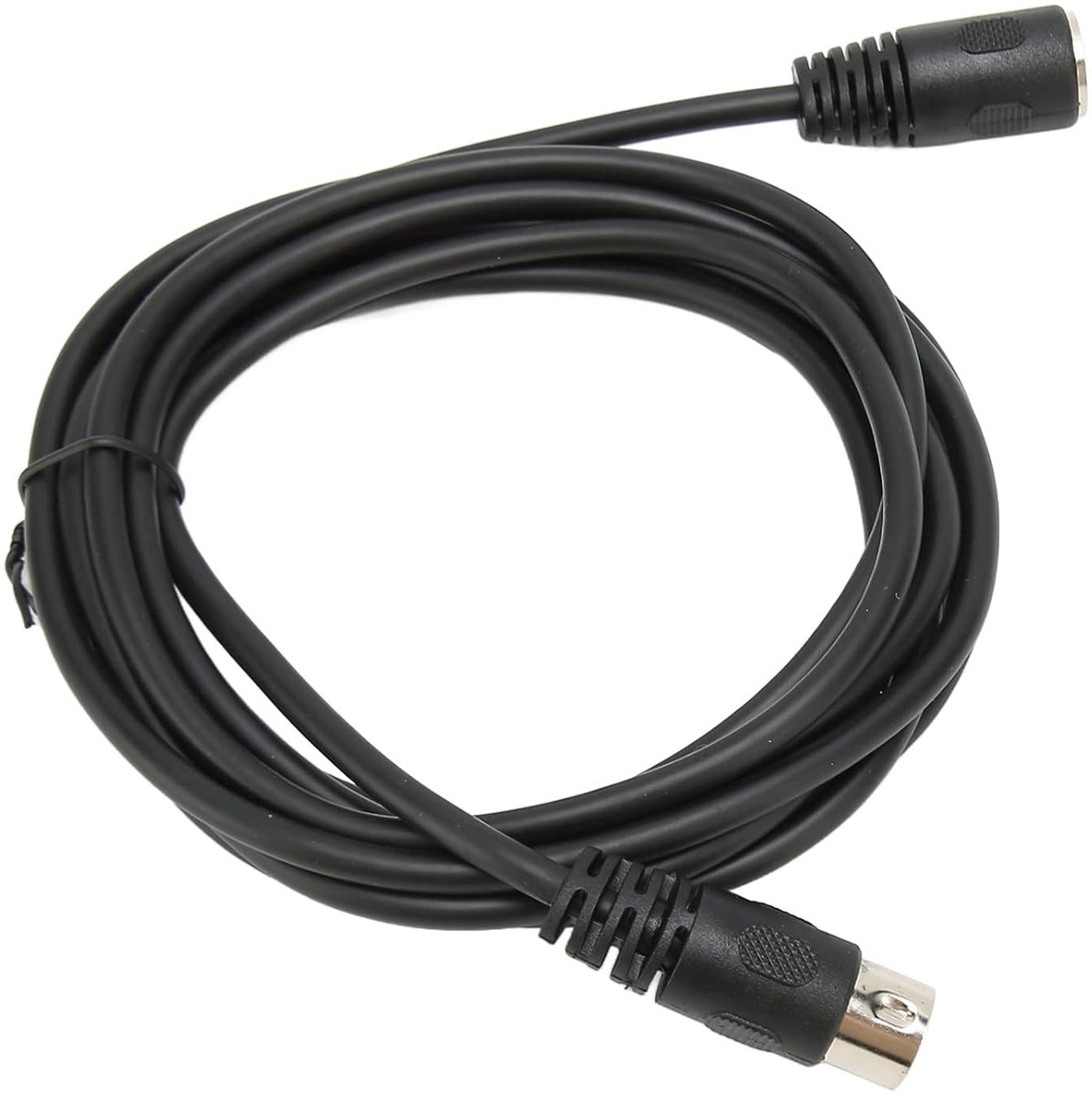SnelShoppen - 6 Pin DIN Male naar Female Kabel 3m - Flexibele DIN 6 Pin Verlengkabel voor Geluid en Gegevenssignaal - Plug and Play PVC voor Digitale