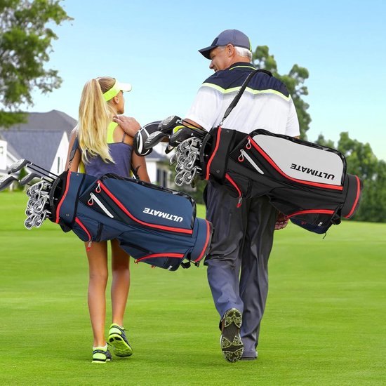 Golftas Cartbag - Golfstandbag Golfclubtas - Golfbaan Organisatie - 14 Clubvakken - 128 cm - Zwart — afbeelding 3