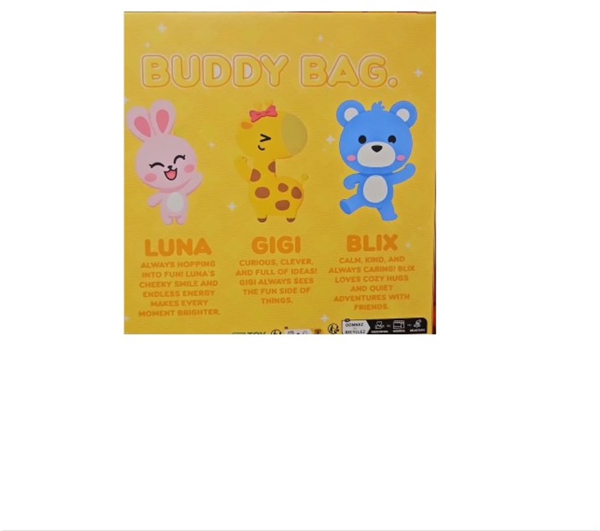 Buddy Bag Super Soft Blauw