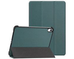 imoshion Tablet Hoes - Geschikt voor Apple iPad Air 5 (2022) / Air 4 (2020) / Air 11 inch (2026) M4 / Air 11 inch (2025) M3 / Air 11 inch (2024) M2 - Trifold Bookcase - Donkergroen