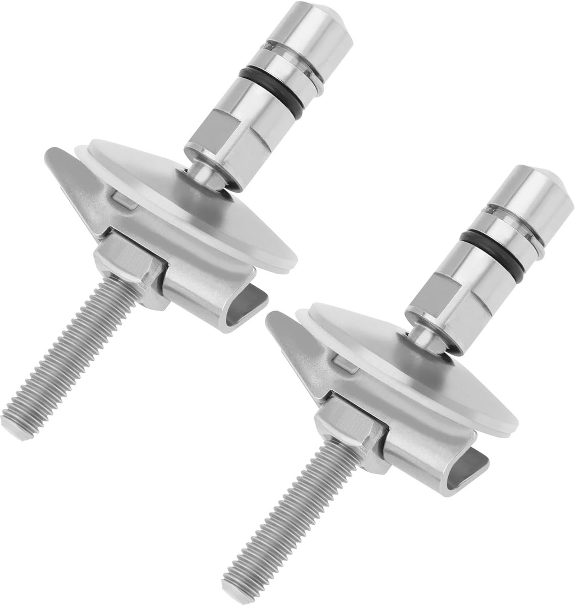 Toiletzitting Hinge Set M6 x 71.5mm - RVS Bevestigingshaak - Geschikt voor LUVETT - Eenvoudige montage - ShopVlot