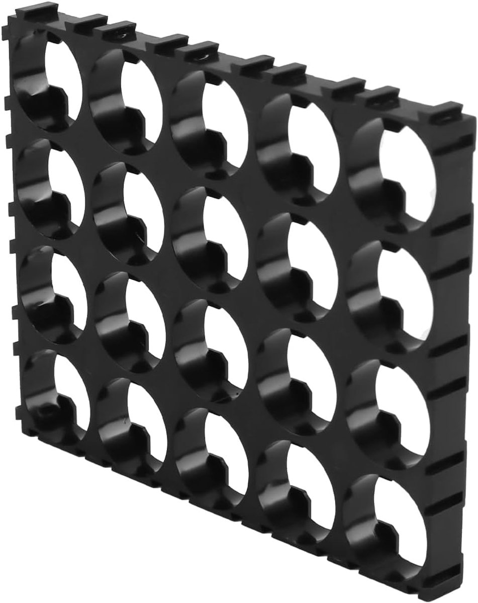 SnelShoppen - Pack van 10 18650 Accu Scheidingsplaten Kunststof Bevestigingsbeugels, Ideaal ter Vervanging van Traditionele Lijmen, 4x5 cm
