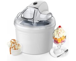 IJsmachine - Softijs Machine Voor Thuis - IJsmaker - Compact - 1,5 Liter - Wit