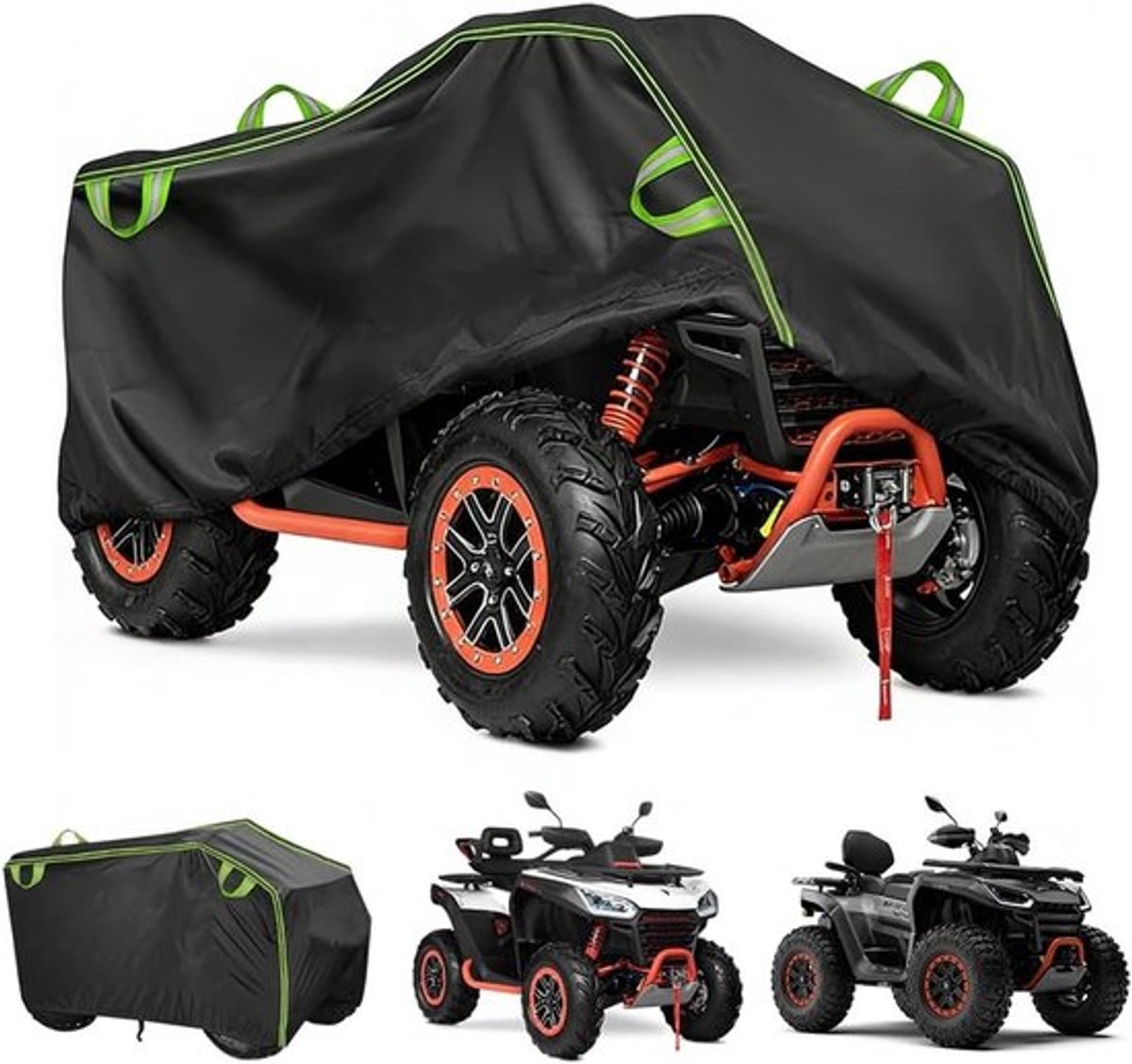 Quad Afdekzeil - Voertuigbeschermer - Winterklaar Maken - Ultra Waterdicht - XXXL - Zwart