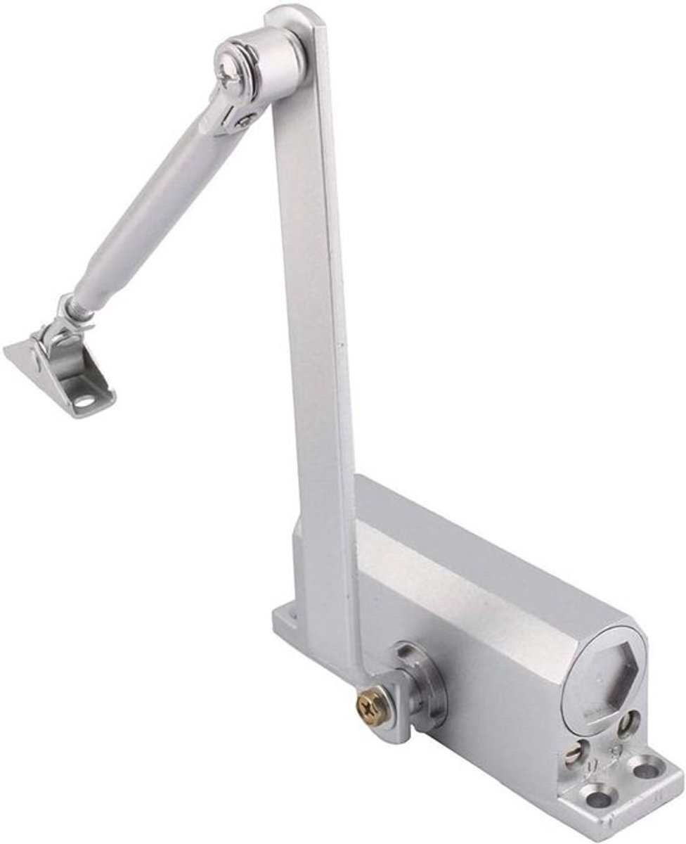 Automatische Hydraulische Deursluiter met Montageplaat voor Huizen en Appartementen, Geschikt voor Deuren van 600-1200mm Breed en 25-35kg Gewicht, Verstelbaar en Duurzaam
