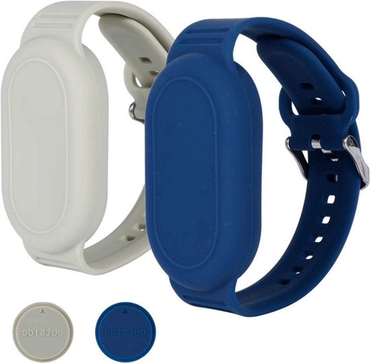 2 Stuks Waterdichte Siliconen Armband voor SmartTag 2, Beschermende Case voor Kinderen en Ouderen, Flexibel en Duurzaam Accessoire
