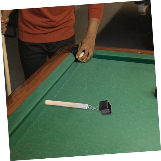 Biljartkrijthouder - Keukrijthoes Pool Snooker - Biljart Spelen - Schokabsorberend Valbestendig - 8 x 2 x 2 cm - Zoals Afgebeeld — afbeelding 3