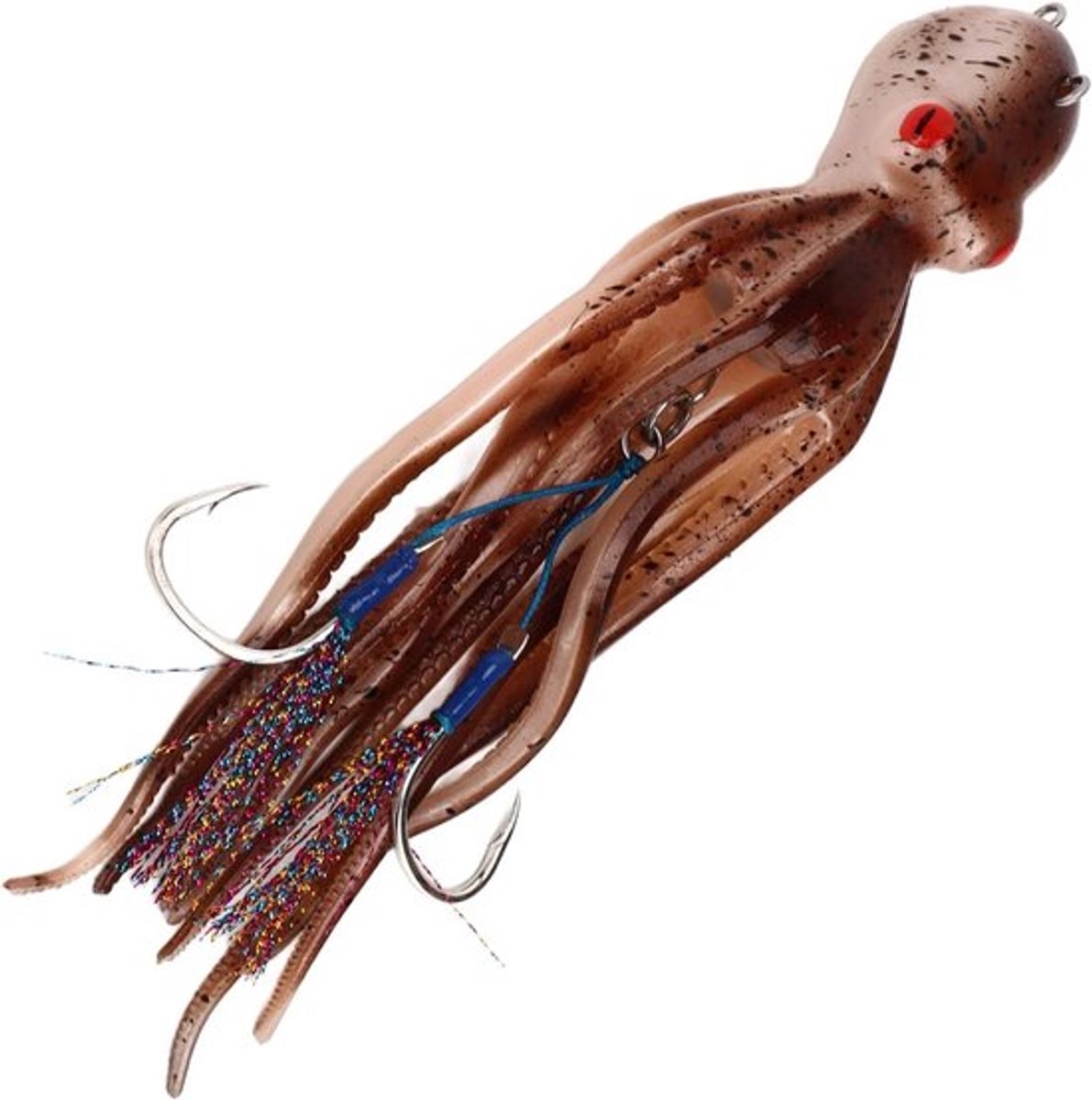 Realistische Octopus-Aasjes 250 g - 10 Inkttabletten voor zeevissen, perfecte aas en jigs voor sportvissen