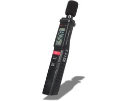 Decibelmeter - Geluidsmeter - dB Meter - Geluidsniveaumeter - Profesionele Decibel Meter - 30dB - 130dB - Digitaal - Nauwkeurig 1.5 dB - Inclusief E-book