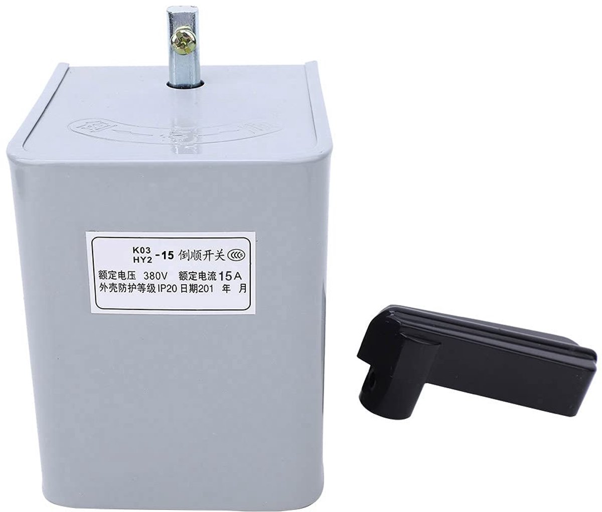 SnelShoppen - Reverse Switch AC 50Hz Driefase Drie Draad Systeem HY2-15 Omkeer Schakelaar CW/CCW voor Motorbesturing