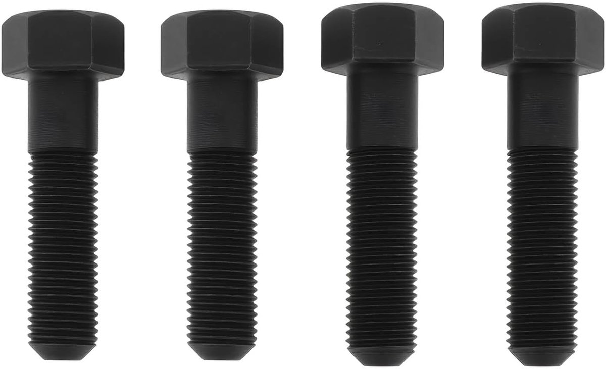 SnelShoppen - 4 Stuks Links en Rechts Draad Blade Bolt 3/8"-24UNF 12735695/0 Vervangingsonderdelen voor Tuinmachines, Hoogwaardige Kwaliteit, Perfect