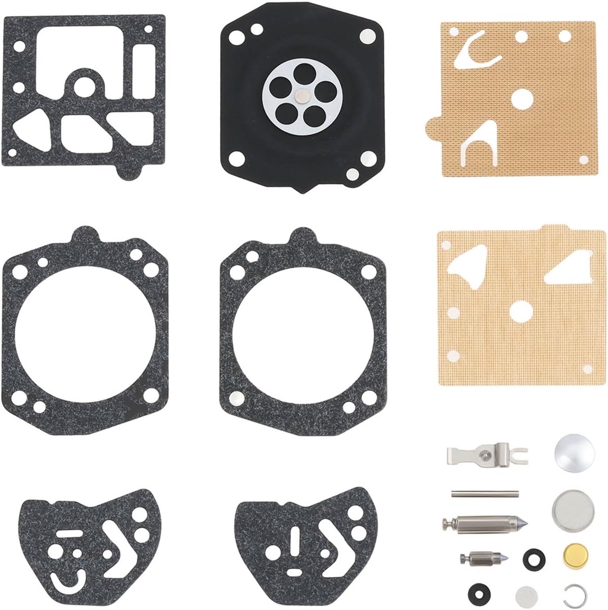SnelShoppen - Carburettor Reparatie Kit voor Kettingzaag, Compatibel met Walbro HDA 268A, Voor Echo CS-590, Verbeterde Motorprestaties, Eenvoudige Ins