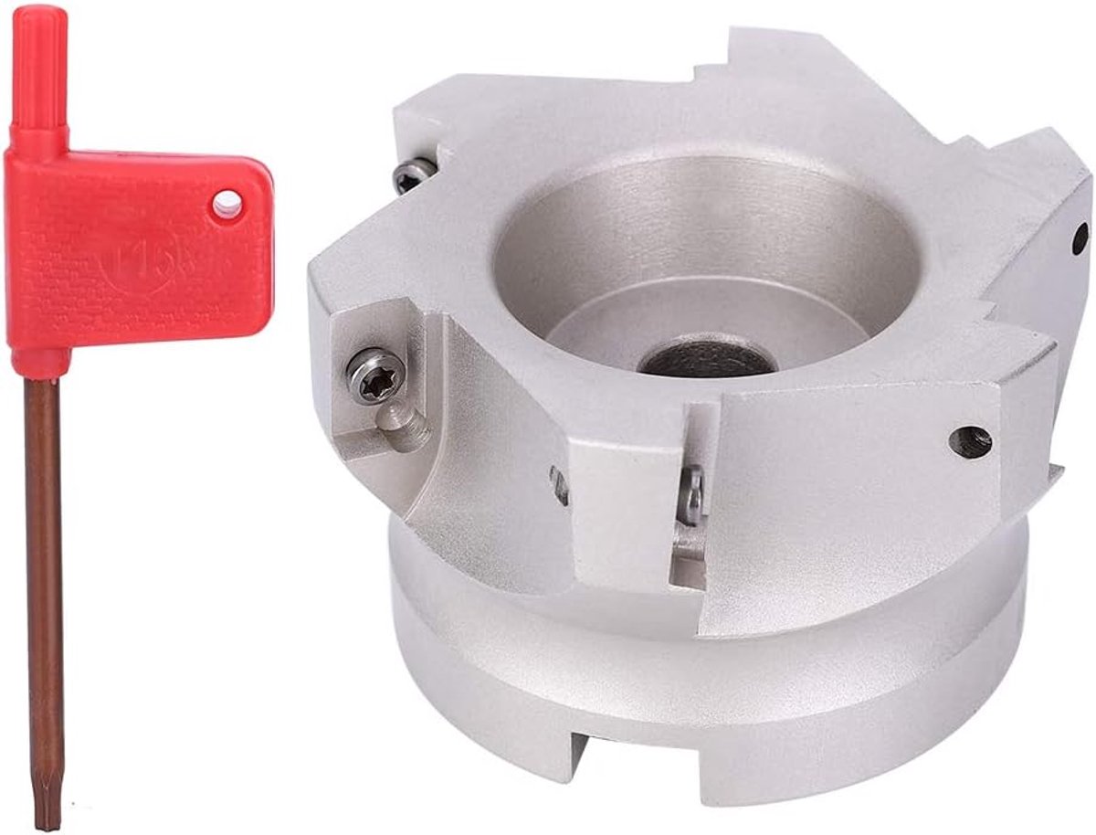 SnelShoppen - BAP400R-80-27-6T Oppervlakte Frees Cutter Voor Koolstofstaal 90 Graden Rechthoekige Indexeerbare Schacht Frees Met Coating Oppervlak 80m