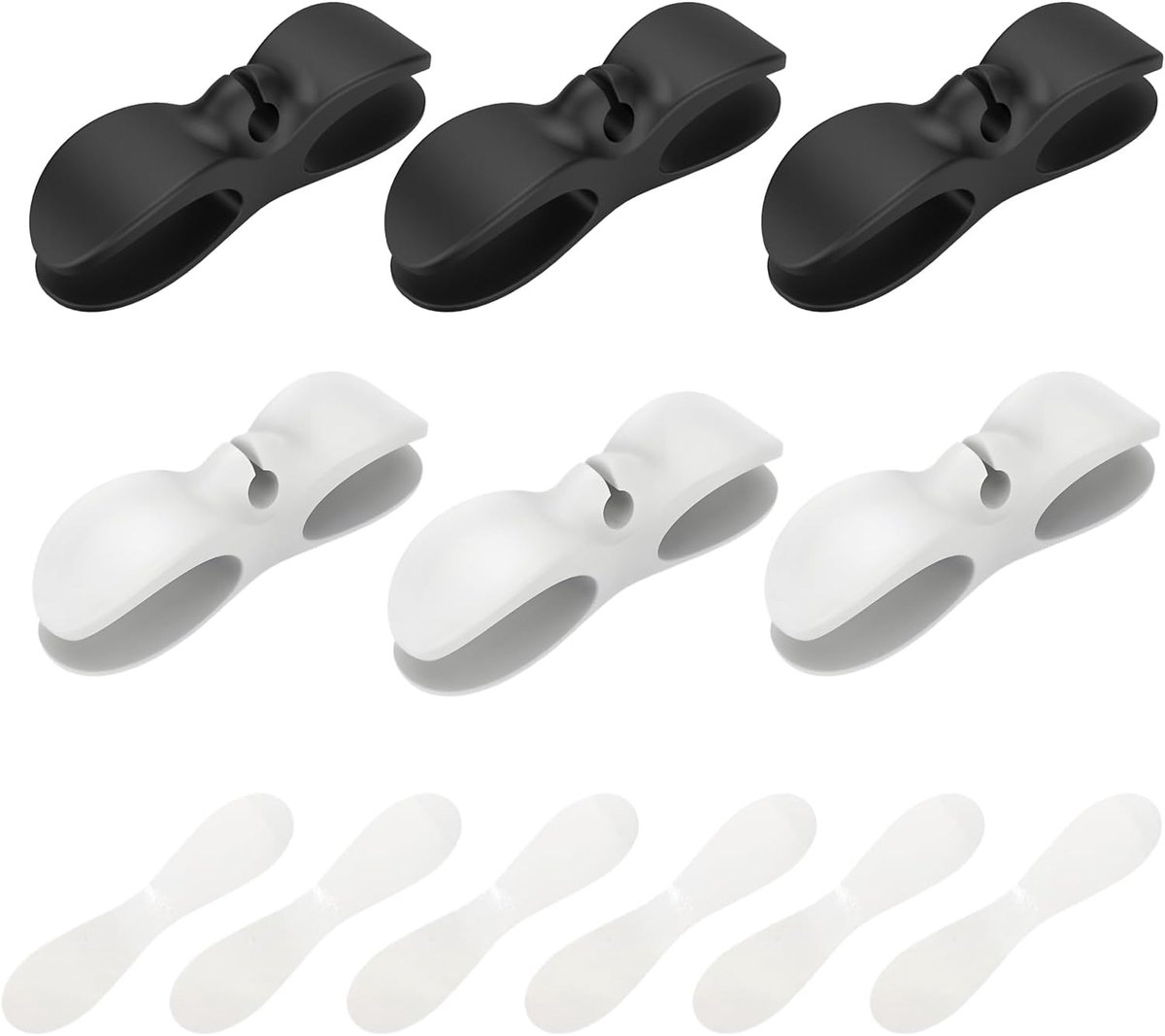 SnelShoppen - Cord Organizer voor Keukenapparaten, 6 Stuks Kabelhouder, Zelfklevende Kabelwrap voor Mixer, Blender, Toaster, Koffiemaker, Drukpan, Keu