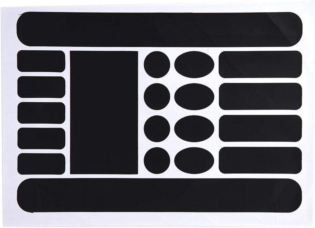 SnelShoppen - Fietsstickers Fietsframe Beschermfolie Sticker Set voor Mountainbike en Racefiets (Koolstof)