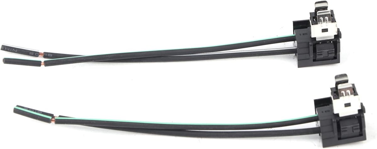 SnelShoppen - H1 Female Adapter Wiring Harness Sockets - 2 Stuks Headlight Lamp Socket Connector Plug Adapter Draad voor H1 Lamp - Duurzaam en Hittebe