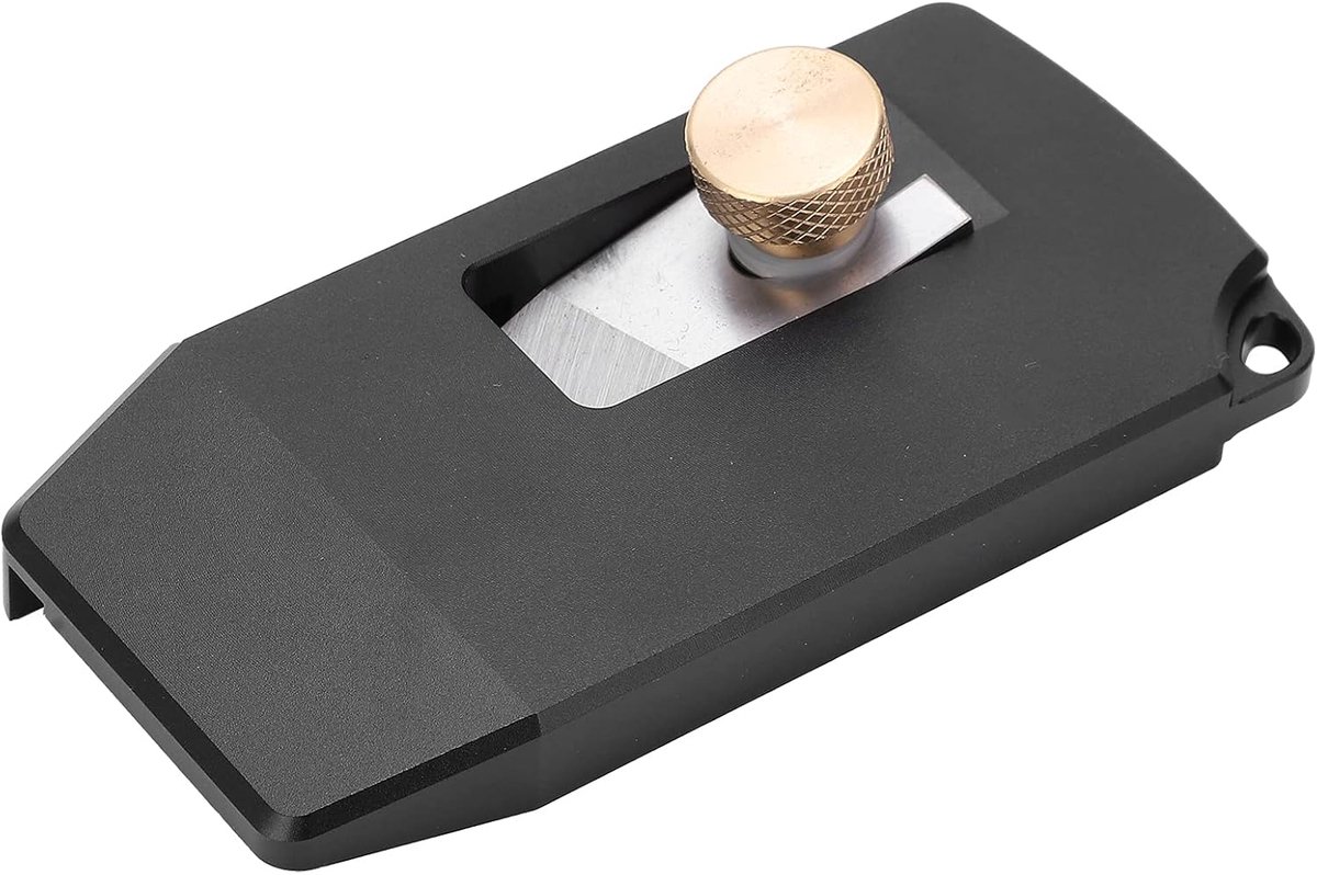 SnelShoppen - Planer trimmer, handmatige kantensnijder, draagbaar voor PVC, ABS, fineer en melamine, verstelbare diepte, aluminium legering, ideaal vo