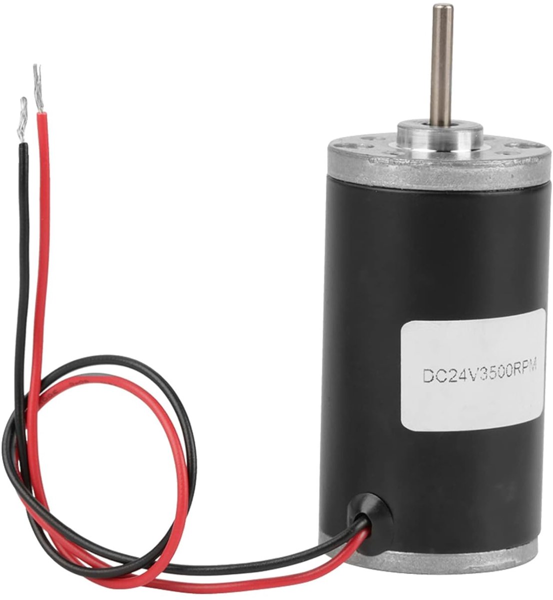 SnelShoppen - 31ZY Permanente Magnetische DC Motor, Omkeerbare Elektrische Motor voor DIY Generator, CW/CCW, 6V/12V/24V, 3500-8000rpm (24V 3500rpm)