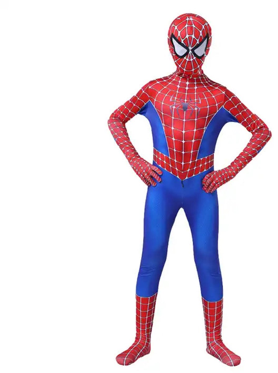 Spider-Man 2 | eindbaas | Kostuum | 122 (6/7 Jaar) | Verkleedkleding | Superhelden