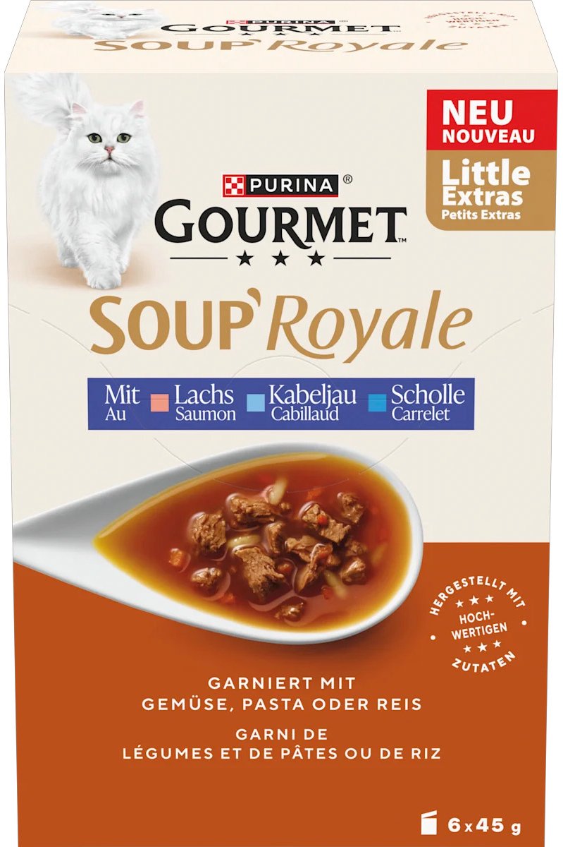 Purina GOURMET Soup Royale Vis