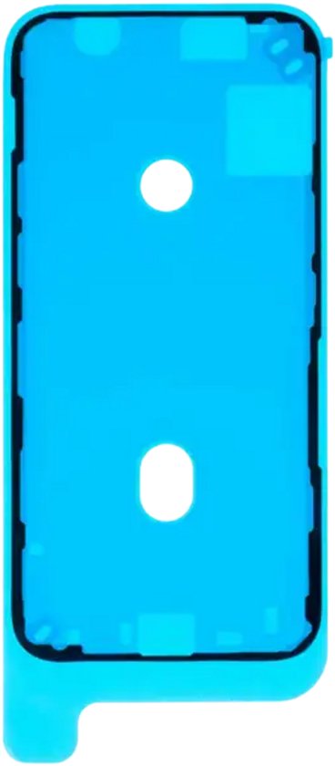 Blauwe framesticker voor iPhone 12 Mini.