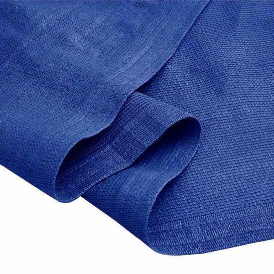 vidaXL - Tenttapijt - 400x600 - cm - HDPE - blauw van Merkloos — afbeelding 2