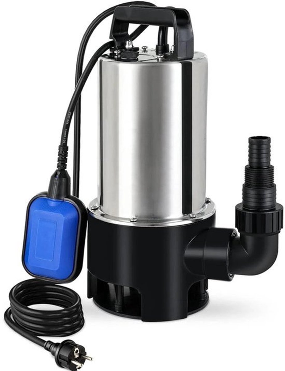 Dompelpomp - Vuilwaterpomp - Waterpomp – 1100W voor Vuil Water – 16500 L/h – Met Vlotterschakelaar – Groen