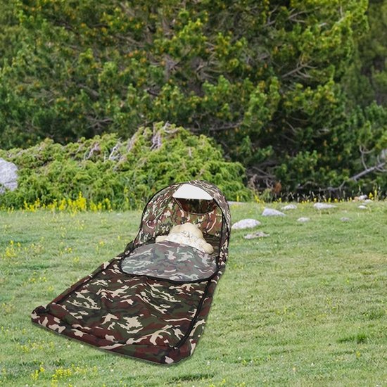 Kampeer slaapzak - Wandel slaapzak - Outdoor Reizen - Waterdicht Polyester - 200 x 73 cm - Niet gespecificeerd — afbeelding 2