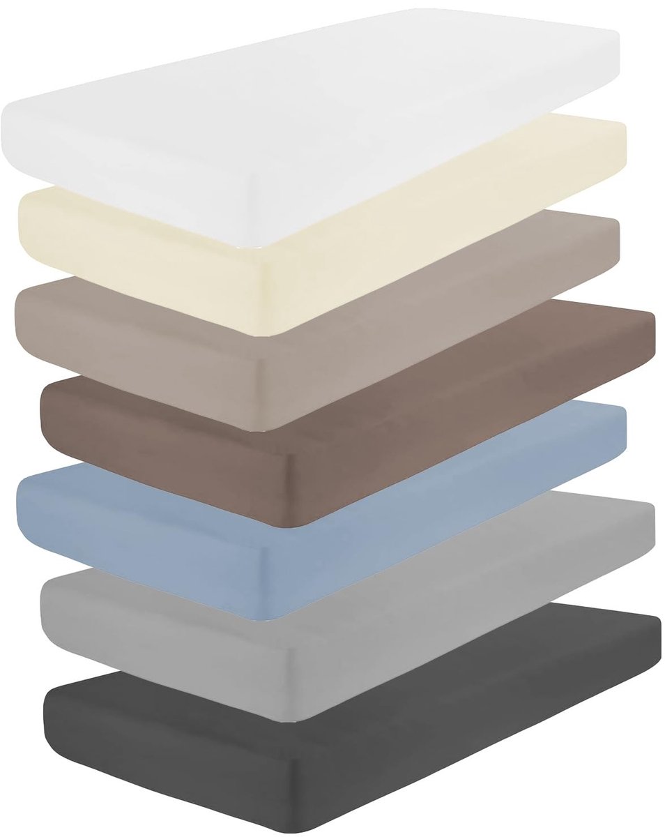 Solidchoice - Flanel Bedlaken 160x260 cm Antraciet van 100% Katoen