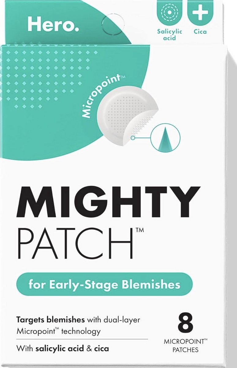 Hero Cosmetics Micropoint Acne Pimple Patches, 8 Ct