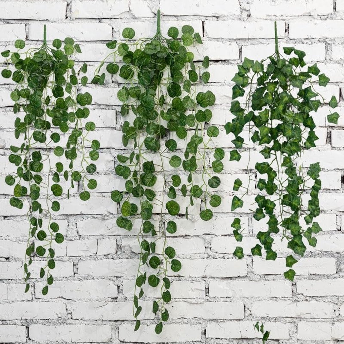 Solidchoice - Set van 3 Kunstplanten voor Binnen- en Buitendecoratie