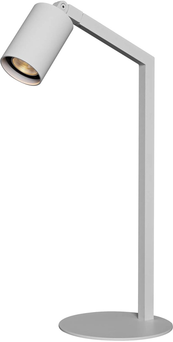 Taboo tafellamp uit de Deco-collectie, wit aluminium, verstelbaar, GU10-fitting voor 1 lichtpunt (lamp excl.)