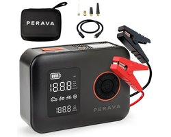 Perava Jumpstarter voor Auto - 12V Startbooster met Lucht...