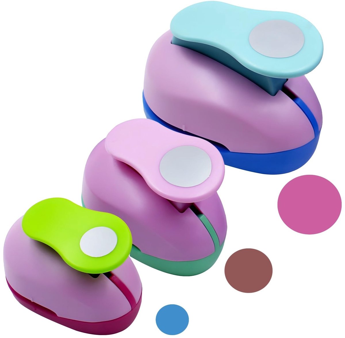Solidchoice - Knutselpapierpons Set met Hefboomontwerp voor Creatieve Projecten