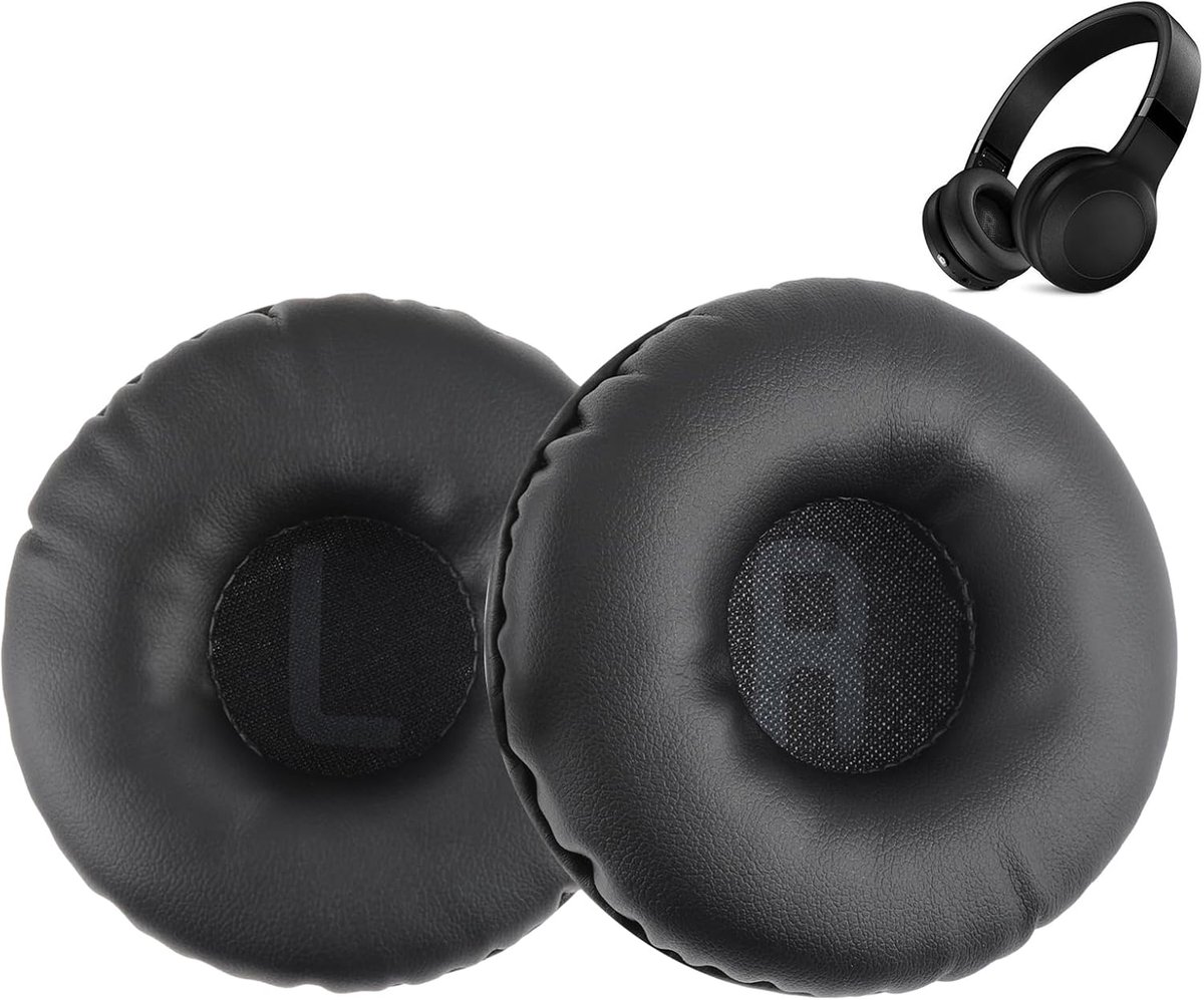 Universal Earpads for 70mm Diameter Headphones, Padded Ear Pads, Compatible with Tune 500BT, WH-CH500/CH510 and Other - ShopVlot