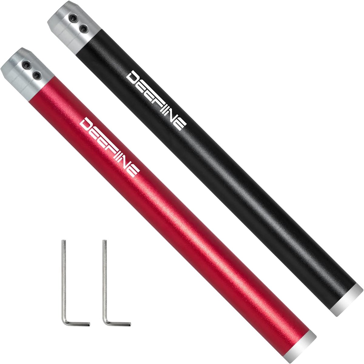 Carbide Wood Lathe Truning Tools Grip Handle, Accept 10mm Square Turning Tool Bar (Black and Red) - ShopVlot
