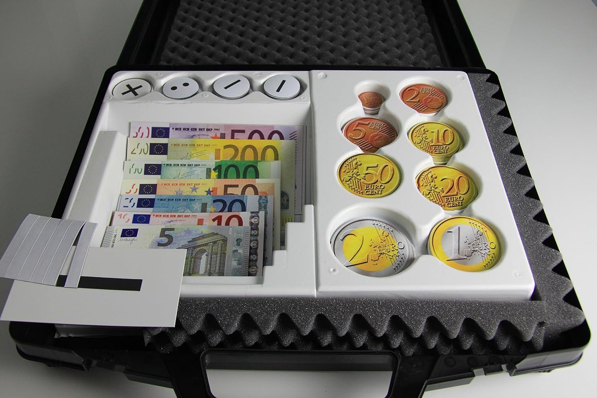 Euro - money case, magn. 37 notes/57 coins/18 identical case + insert - ShopVlot
