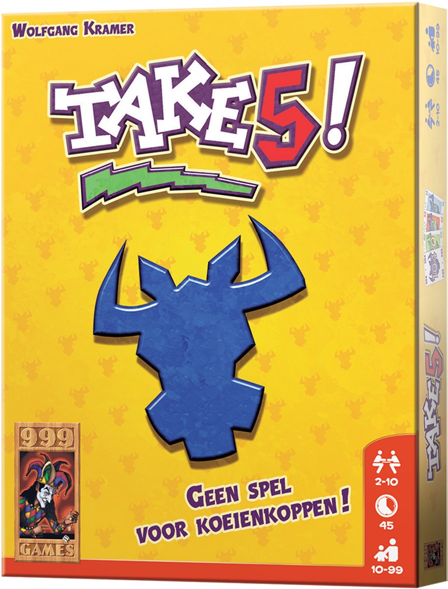 999 Games - Take 5! - Kaartspel - Leuk voor grotere groepen - Familiespel - Gezelschapsspel - Educatief spel - Klein cadeautje — cadeau in Partyspellen - foto 2