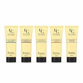 Eve Curls Curl Shampoo, Hydrating Conditioner, Leave-In Conditioner, Curl Defining Cream, Enhancing Curl Gel, 5 Pack - Shampoo en Conditioner, Haar Creme - Curly Girl Haarverzorging - Krullen Haarstyling Voordeelverpakking - 5 x 200ml