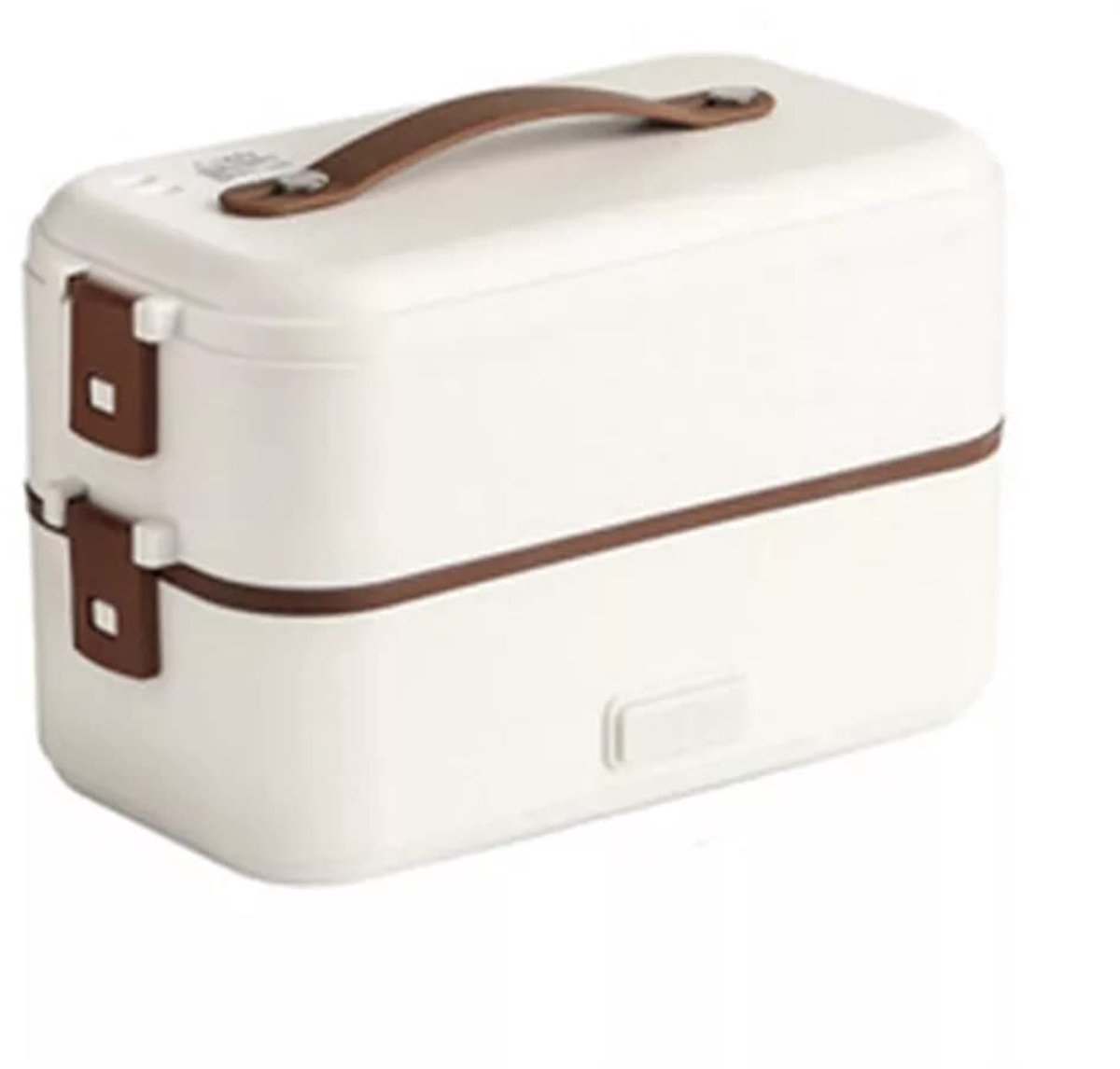Broodtrommel - Elektrische Verwarmende Lunchbox - Lunchbox Volwassenen - Lunchbox - Lunchbox Roestvrij Staal - lunchboxen - Bento Box - Dubbellaagse lunchbox - RVS Broodtrommel voor Kinderen & Volwassenen - Lekvrije lunchbox - BPA-vrij