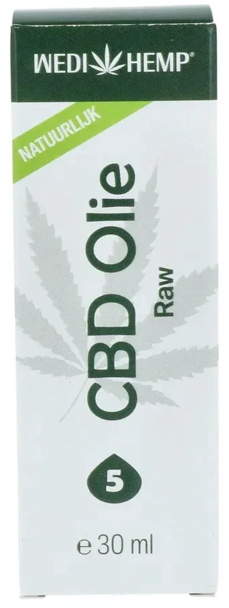 Wedihemp CBD Olie Raw 5% (30 ml)